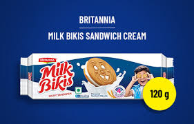 Biscuit Britannia Milk Bikis Sandwich 120 g