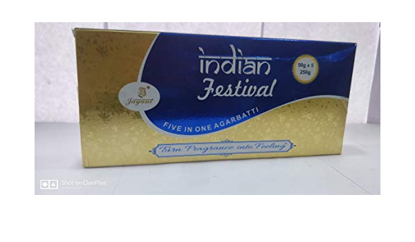 Agarbatti Indian Festival 5 in One Box 250 g