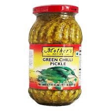 Mother Green Chilli Pickle 400 g