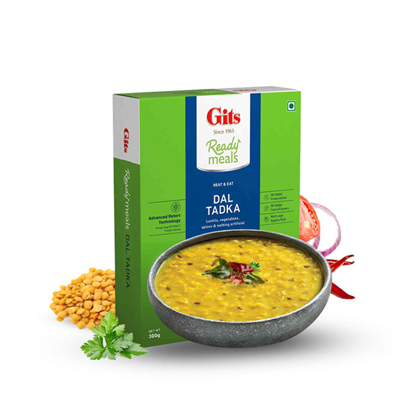 Gits Ready meals Heat & Eat Dal Tadka 300 g (Ready to Eat)