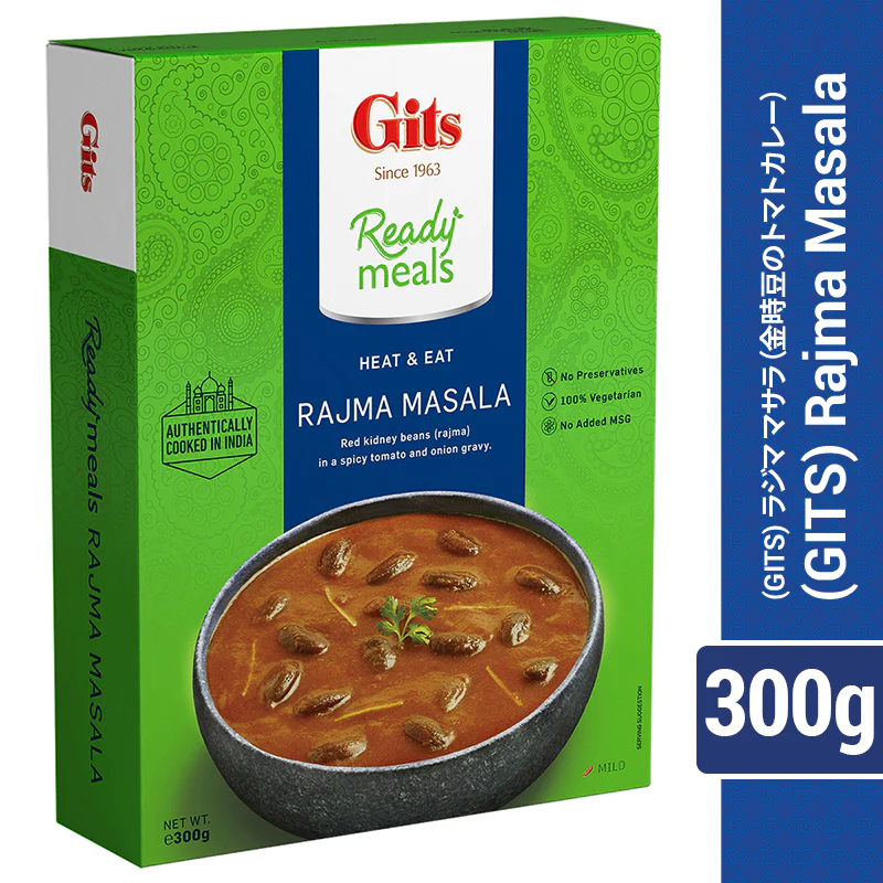 Gits Ready meals Heat & Eat Rajma Masala 300 g (Ready to Eat)