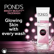 Ponds Bright Beauty Spot-less Glow Facewash Advanced Vitamin B3+Formula 50 g