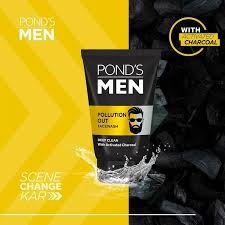 Ponds Men Pollution Out Facewash 50 g (Deep Clean with Activated Charcoal)